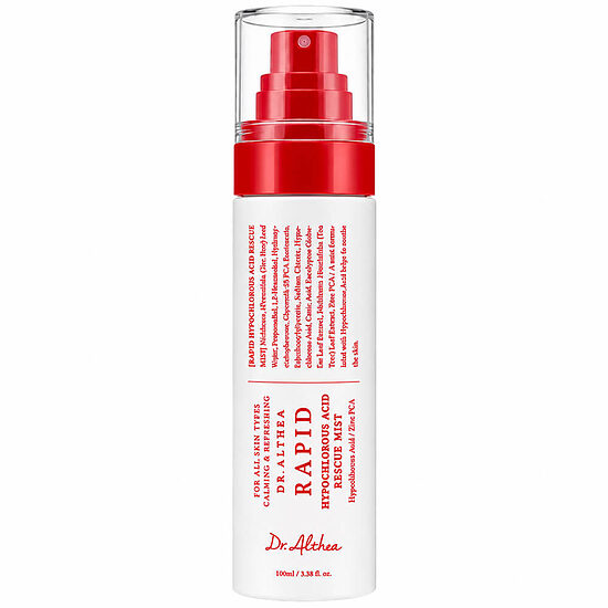 Nomierinošs mists problemātiskai ādai Dr. Althea Rapid Hypochlorous Acid Rescue Mist